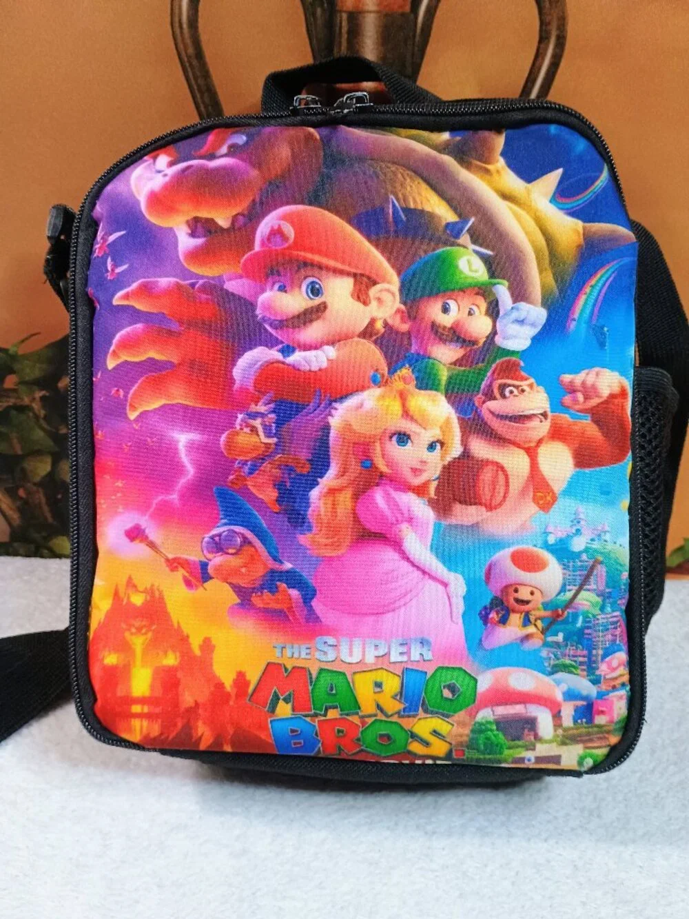 MIX Kids Bundle-3-pc Super Mario Bros Movie School Set Backpack Lunchbox Pencil